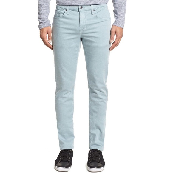 Joe's Jeans Neutral Colors Slim Fit Pants Trousers Chambray 28 Nwt $145